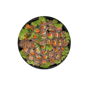 Sushi platter 5 Brown Rice Uramaki