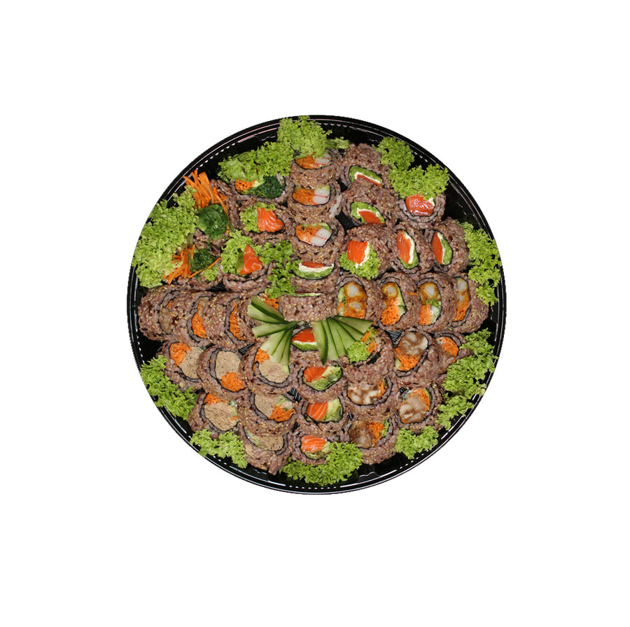 Sushi platter 5 Brown Rice Uramaki