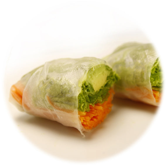 Rice paper roll mixed Vege Sushi Bi